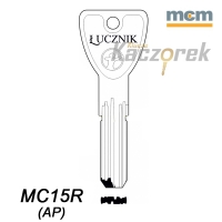 Mieszkaniowy 077 - klucz surowy mosiężny - MC15R (AP)